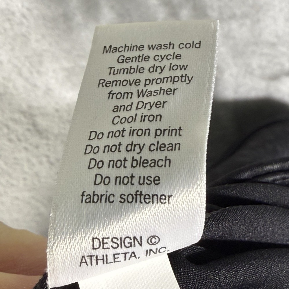 Athleta Leggings Womens XS Black Snake Print Gym Athletic - Picture 12 of 12